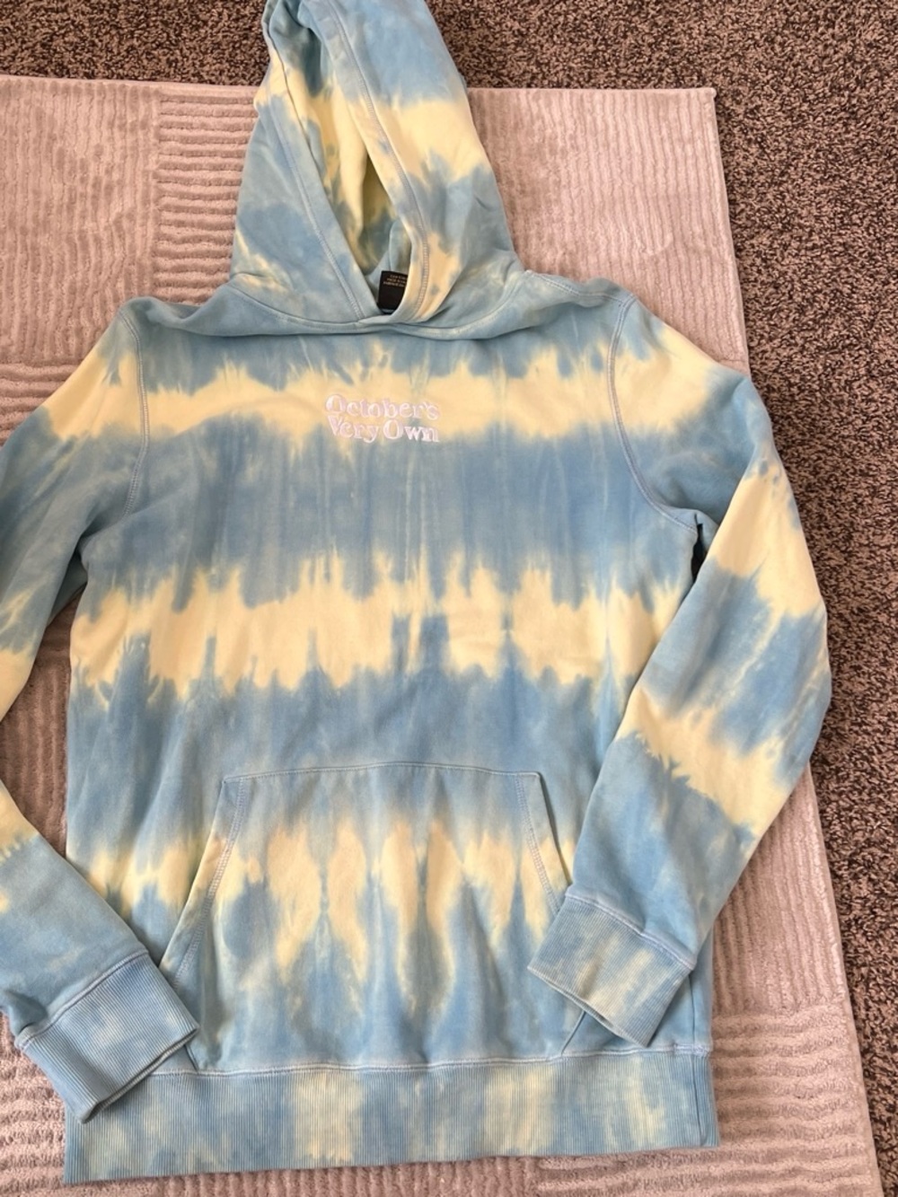OVO Tie-Dye Hoodie with 'October's Very Own' Embroidery